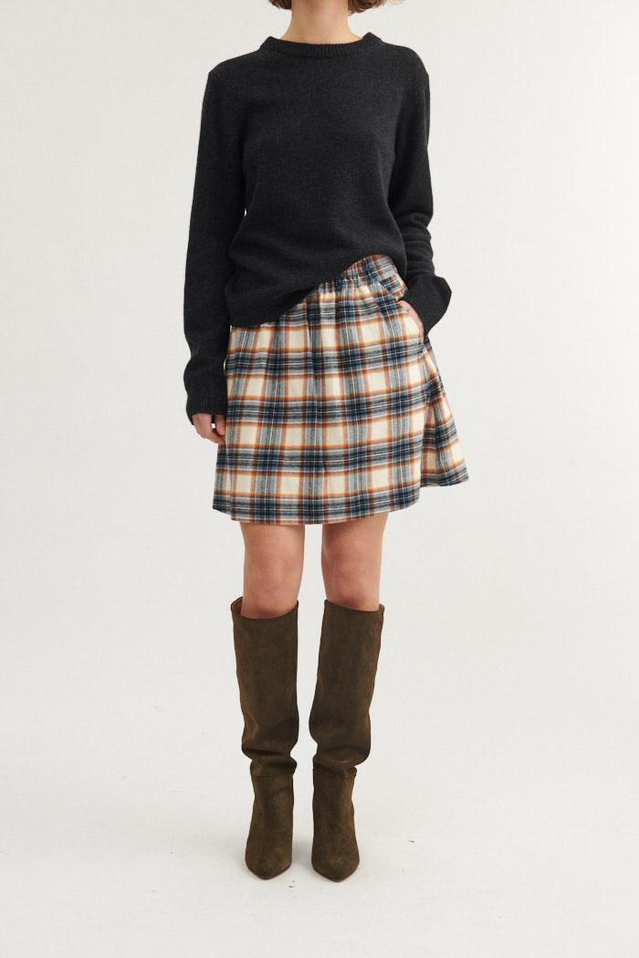 Basic Apparel Lula Skirt Nederdele 798 Copen blue / Birch